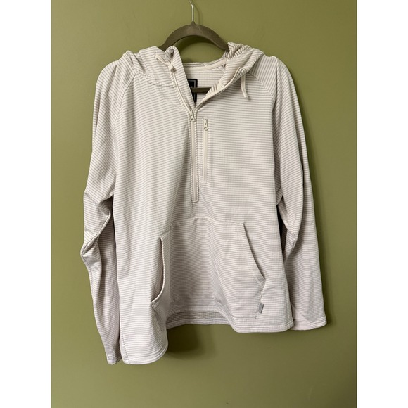 Drake Clothing Company Other - Drake Clothing Company Mens XL Striped Quarter Zip Hoodie Pullover Pockets
